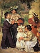 Pierre Renoir The Artist's Family oil painting artist